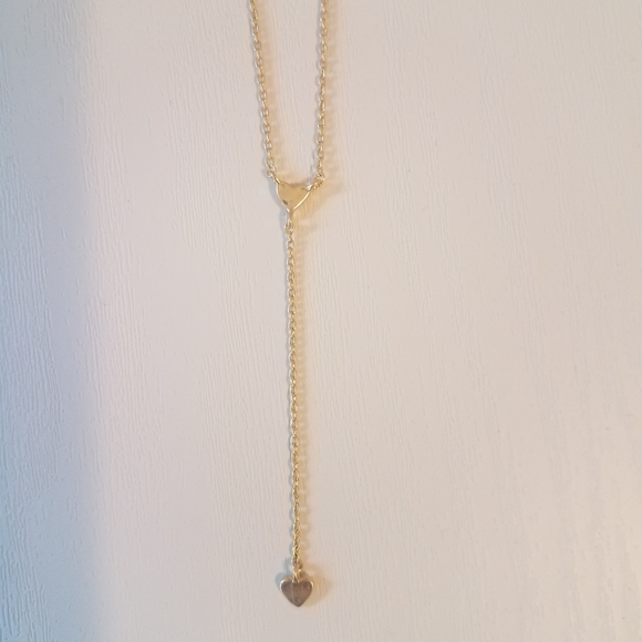 Madewell Hammered Heart Lariat Necklace
